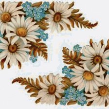 Схема вышивки «Ромашки»