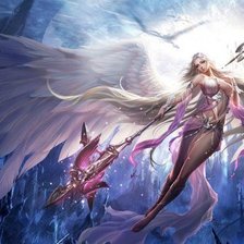 Схема вышивки «ангел»