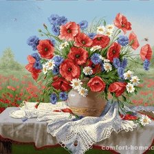 Схема вышивки «букет»