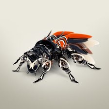 Схема вышивки «Муха»