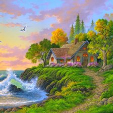 домик у моря