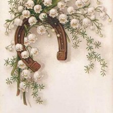 Схема вышивки «подкова счастья»