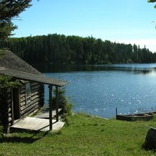 Схема вышивки «дом у воды»