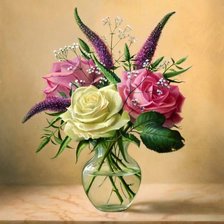 Схема вышивки «букет»