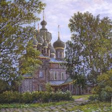 Схема вышивки «Храм»