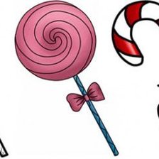 Схема вышивки «КОнфеты»