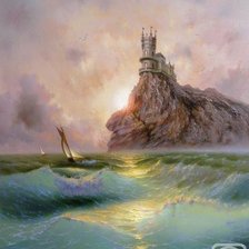 Схема вышивки «Ласточкино гнездо»