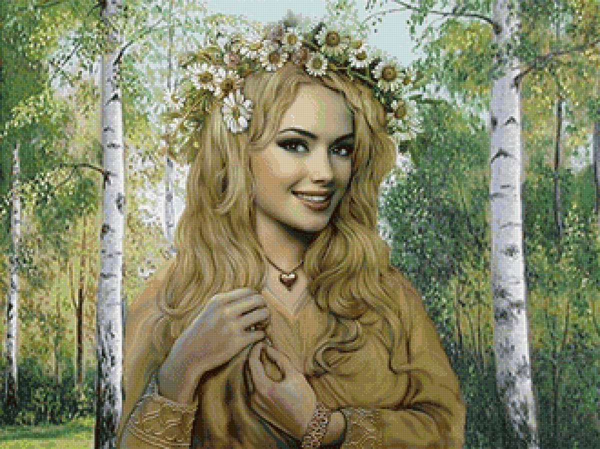 Девушка на природе - природа, лес, люди, девушка - предпросмотр