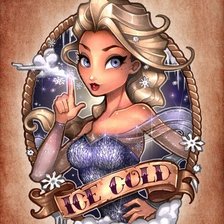 Схема вышивки «Эльза»