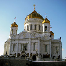 Схема вышивки «Церковь»