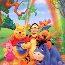 Схема вышивки «Вини Пух»