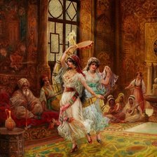 Схема вышивки «Гарем. Танец живота.»