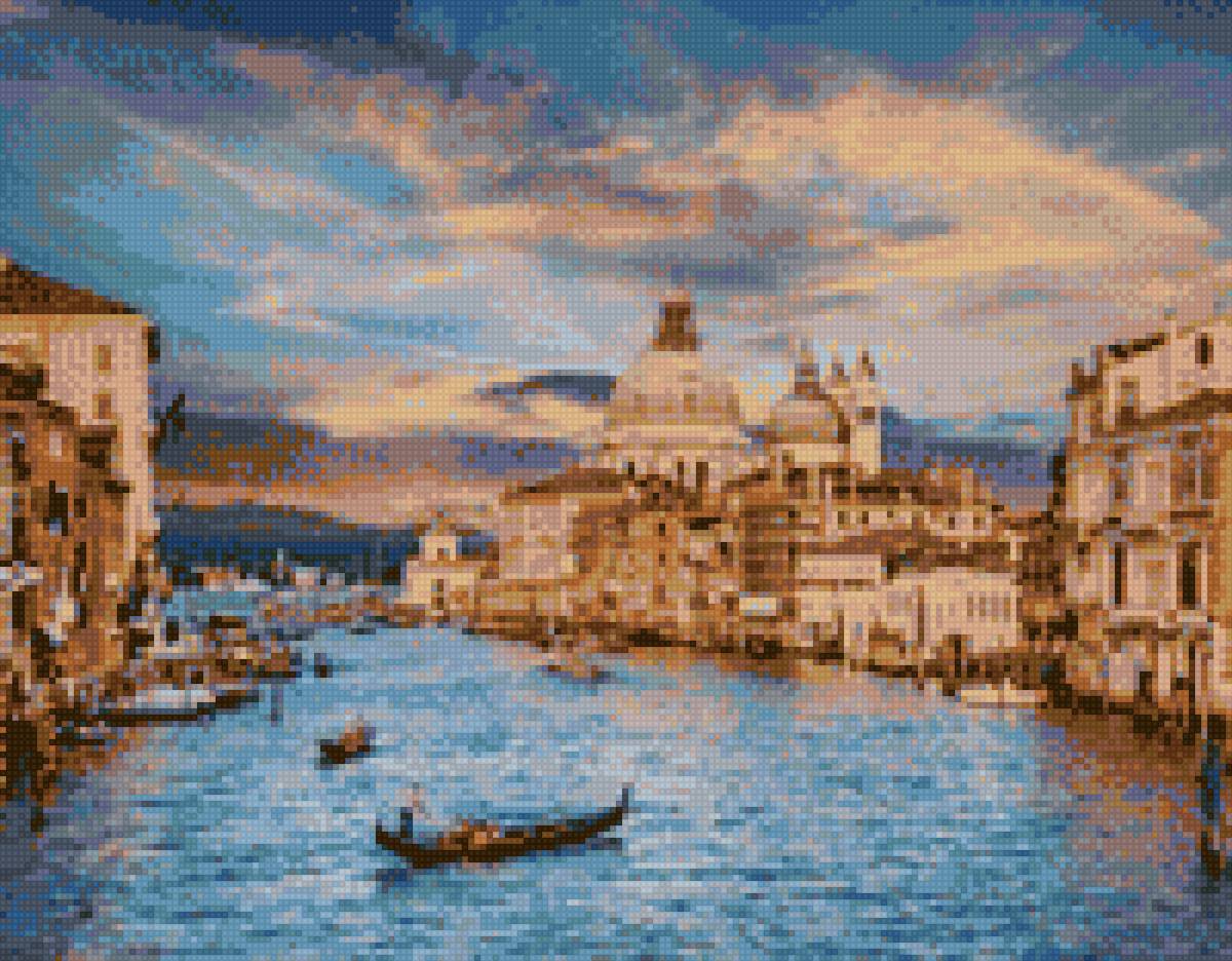 Ночная Венеция. - ночь, венеция. - предпросмотр