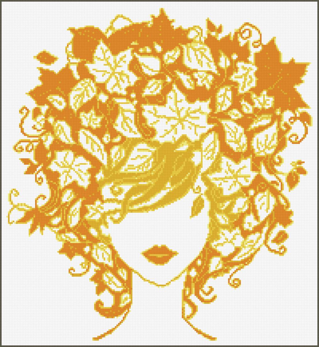 Девушка осень - осень, девушка - предпросмотр