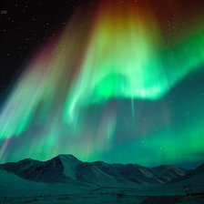 Схема вышивки «северное сияние»