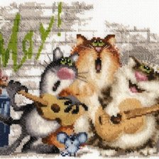 Схема вышивки «квартет»