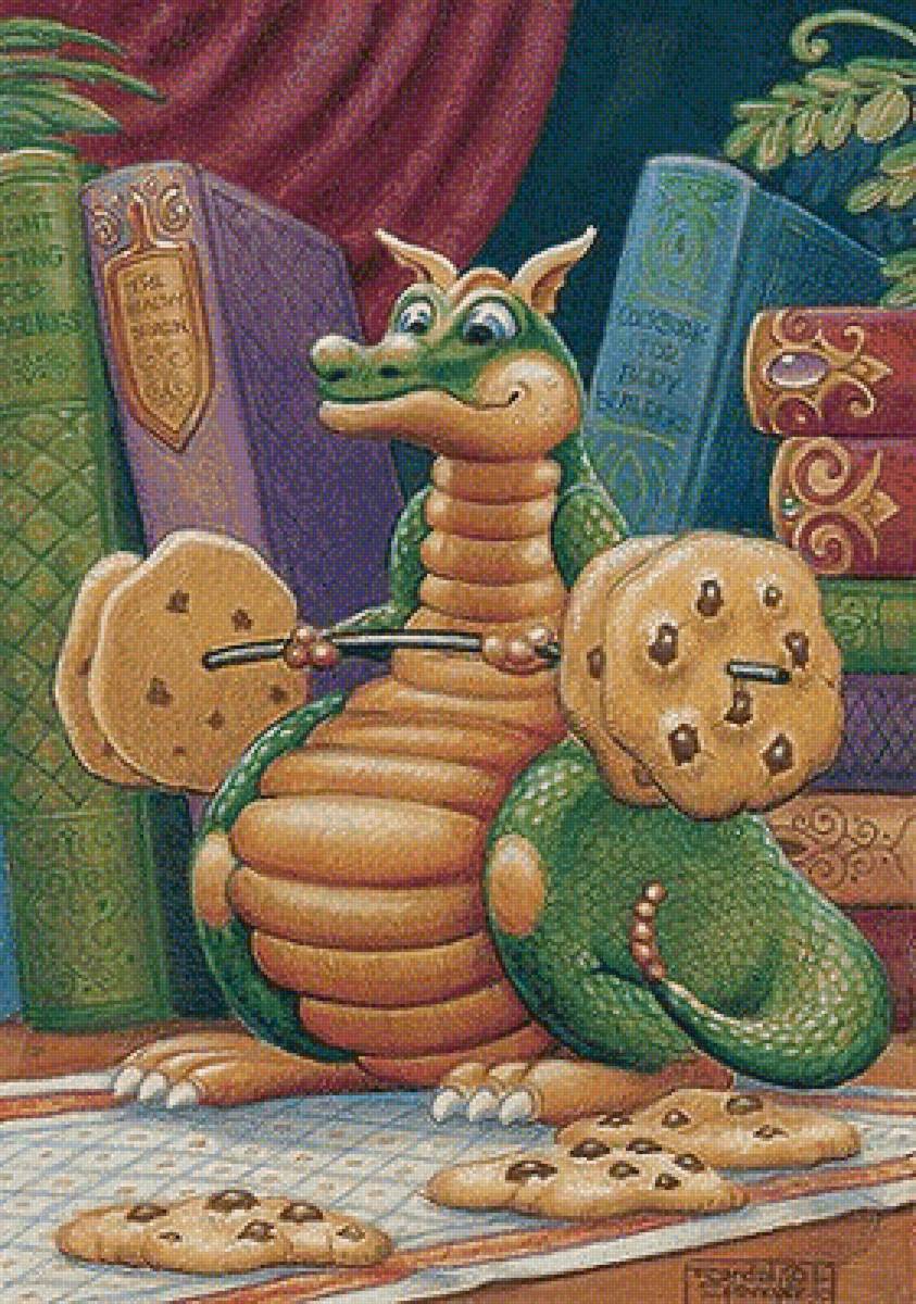 Дракоша - фэнтази, иллюстрации, сказки - предпросмотр