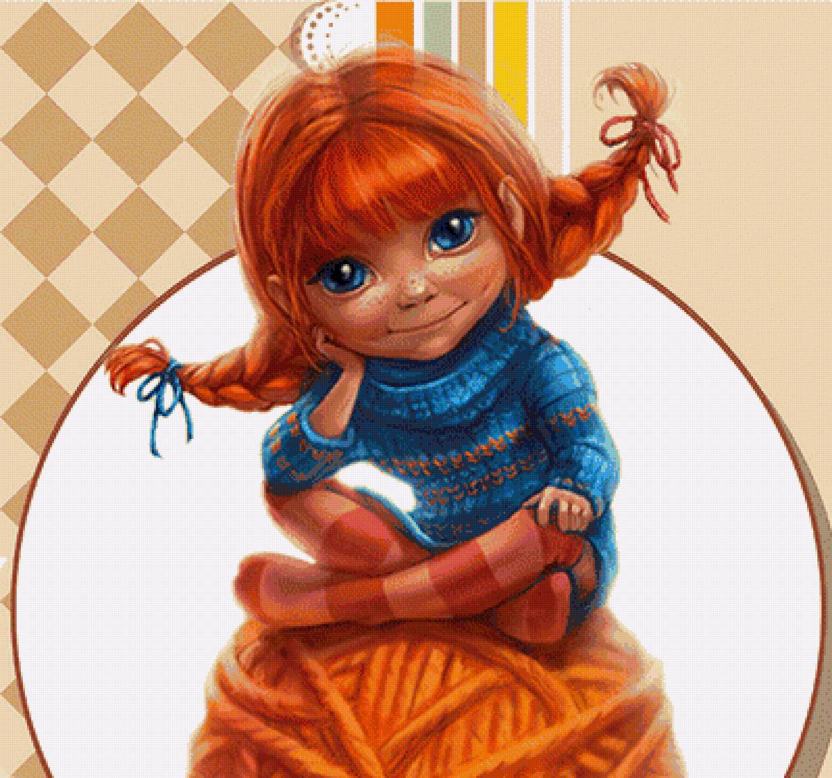 Хобби - хобби, вязание, девочка, подарок - предпросмотр