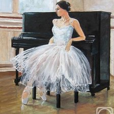 Схема вышивки «Балерина»