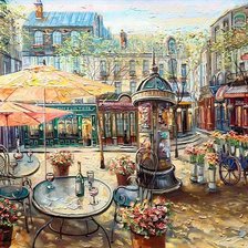 Схема вышивки «Город»