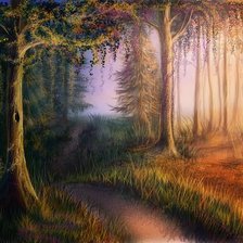 Схема вышивки «Пейзаж»