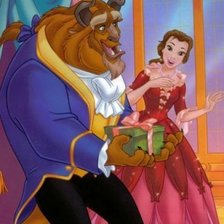 Схема вышивки «Красавица и чудовище»