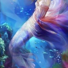 Схема вышивки «Русалочка»