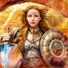 Схема вышивки «Меч королевы»