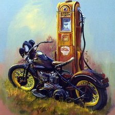 Схема вышивки «мото»