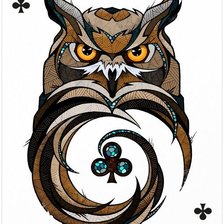 Схема вышивки «cова»