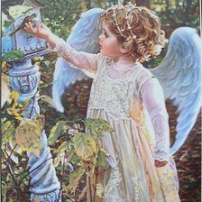 моя внучка - ангелочек