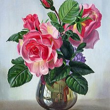 Схема вышивки «Розы»