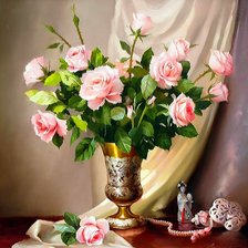 Схема вышивки «Розы»