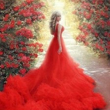 Схема вышивки «лес»