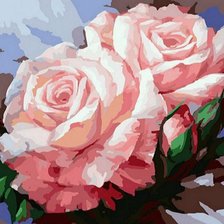 Схема вышивки «Розы»