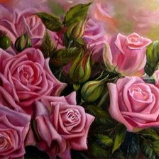 Схема вышивки «Розы»