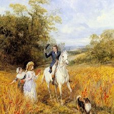 Схема вышивки «Прогулка»