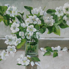 Схема вышивки «Яблоневый цвет»