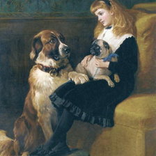 Схема вышивки «Друзья»