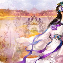 Схема вышивки «японка 2»