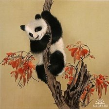 Схема вышивки «панда»