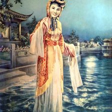 Схема вышивки «Китаянка»