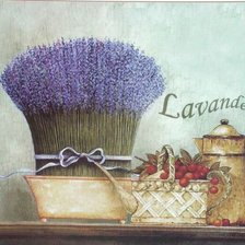 Схема вышивки «Лаванда»