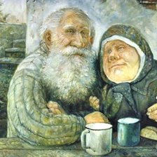 Схема вышивки «жили-были дед да баба 2»