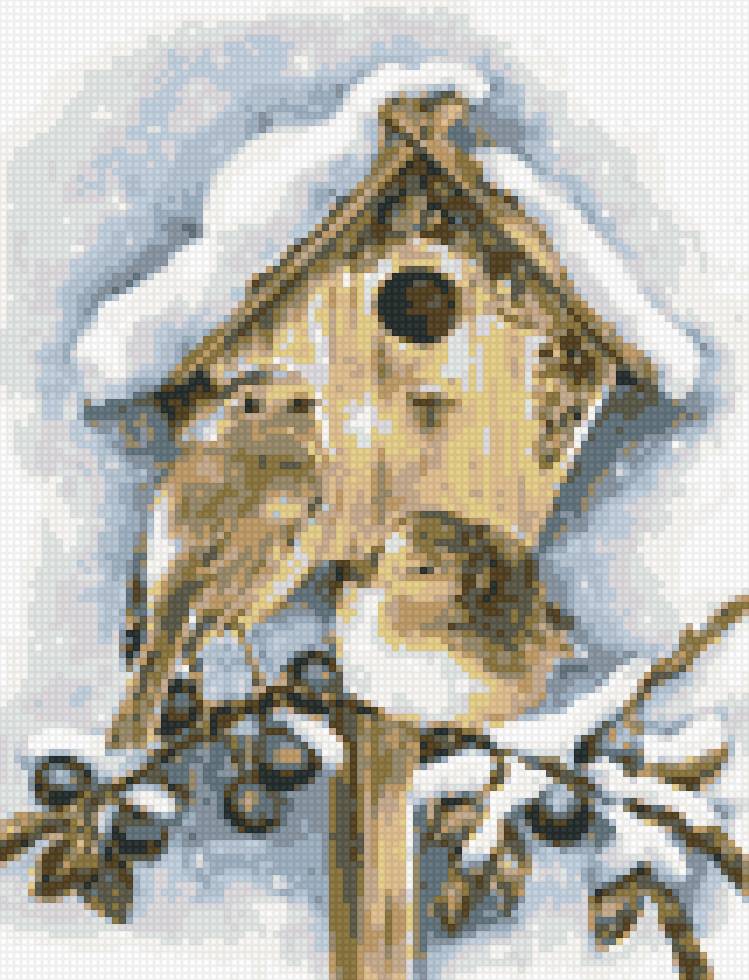 №1396733 - птицы, вышивка крестом - предпросмотр