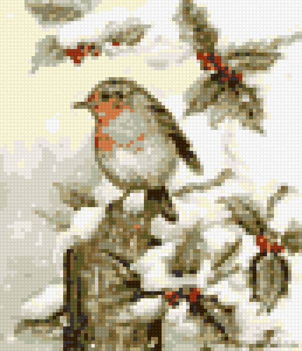 №1396735 - птицы, вышивка крестом - предпросмотр