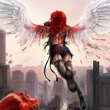 Схема вышивки «падший ангел»