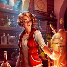 Схема вышивки «Девушка»