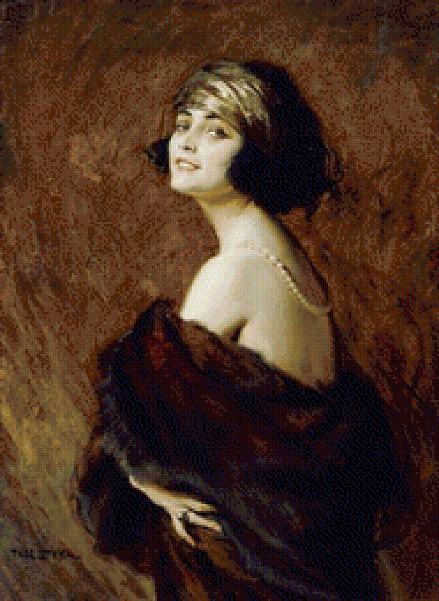 Пола Негри - портрет, картина, люди - предпросмотр