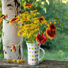 Схема вышивки «букет цветов»